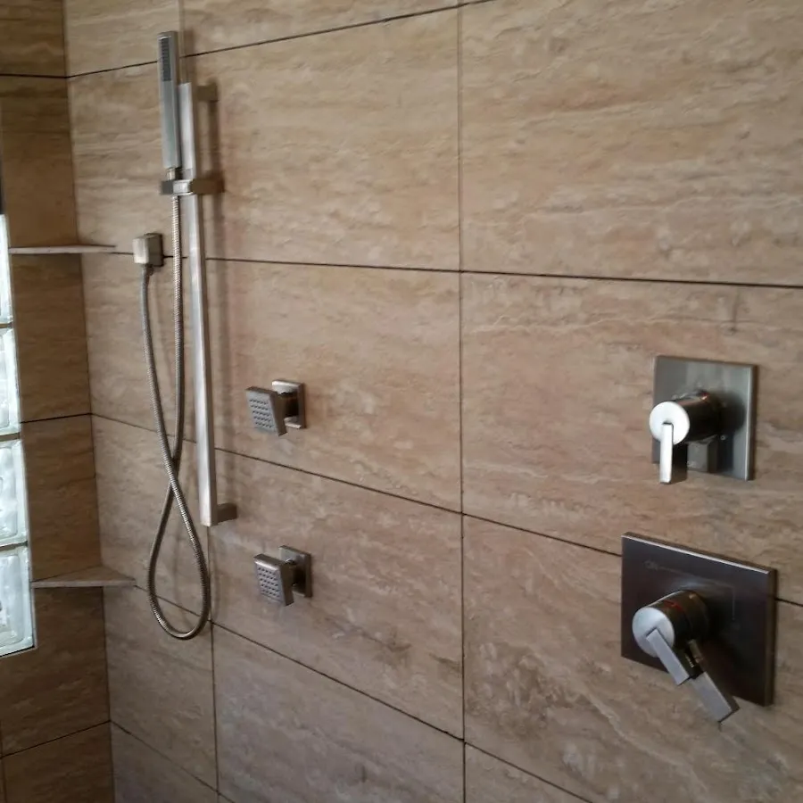 Shower fixture installation for Water Heater Replacement in Superior